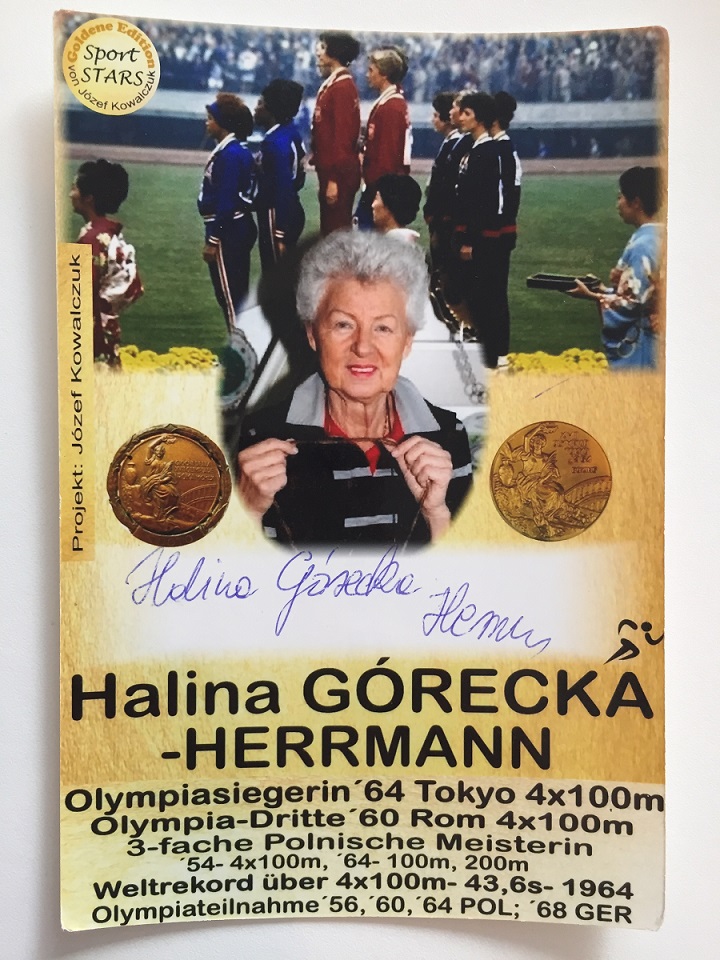 ehemalige Profi-Athletin der Sprintdisziplin Halina Gorecka-Herrmann