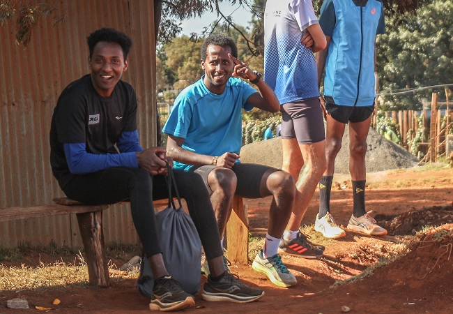Samuel Fitwi - Sportler des Jahres der Region Trier - im Trainingslager in Kenia